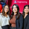 Amber Parker poses for a photo at the College of Engineering scholarship reception