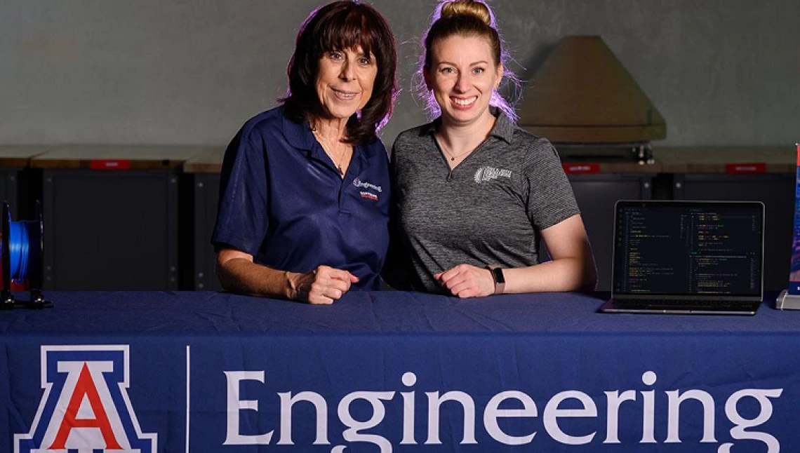 Sharon ONeal, left, led the launch of the software engineering program, for which Juliana Lincoln is the senior academic advisor.